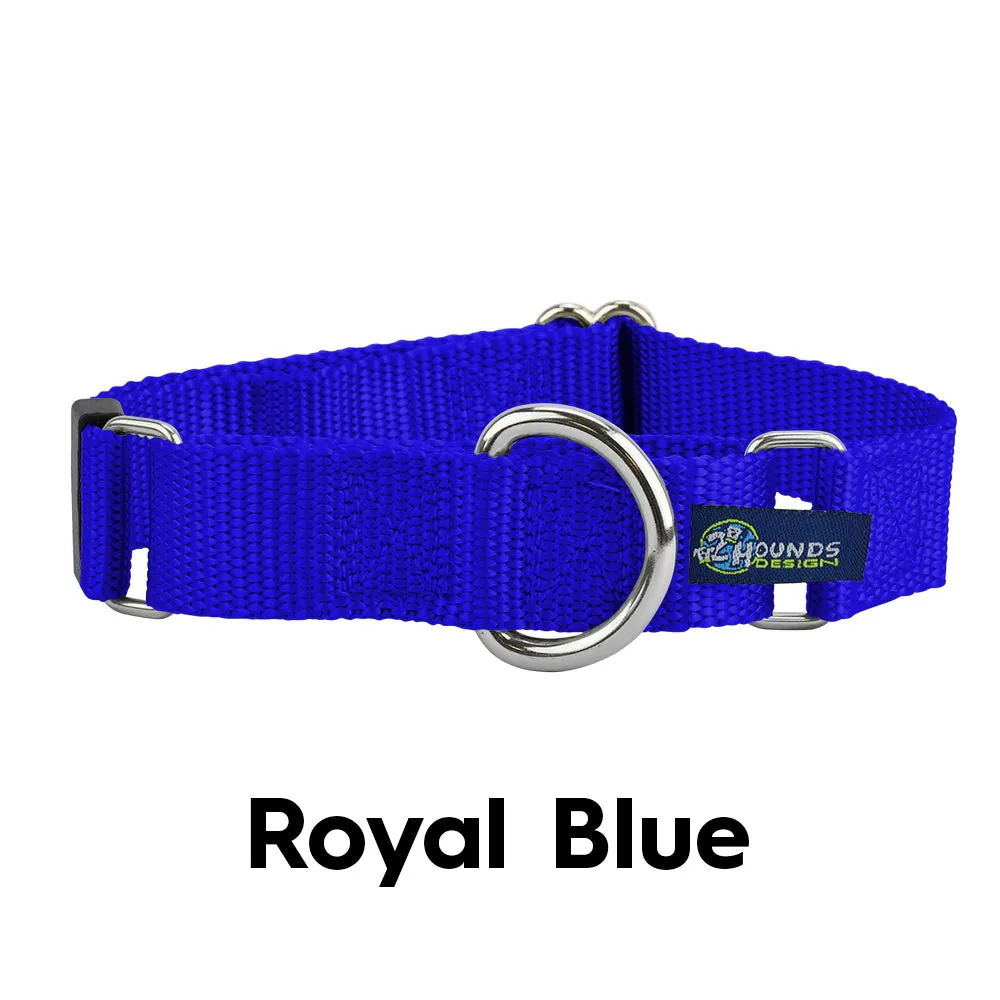 5/8″ and 1″ Royal Blue Nylon Dog Collar