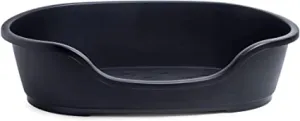 Animal Instincts - Plastic Dog Bed - Black - 45cm