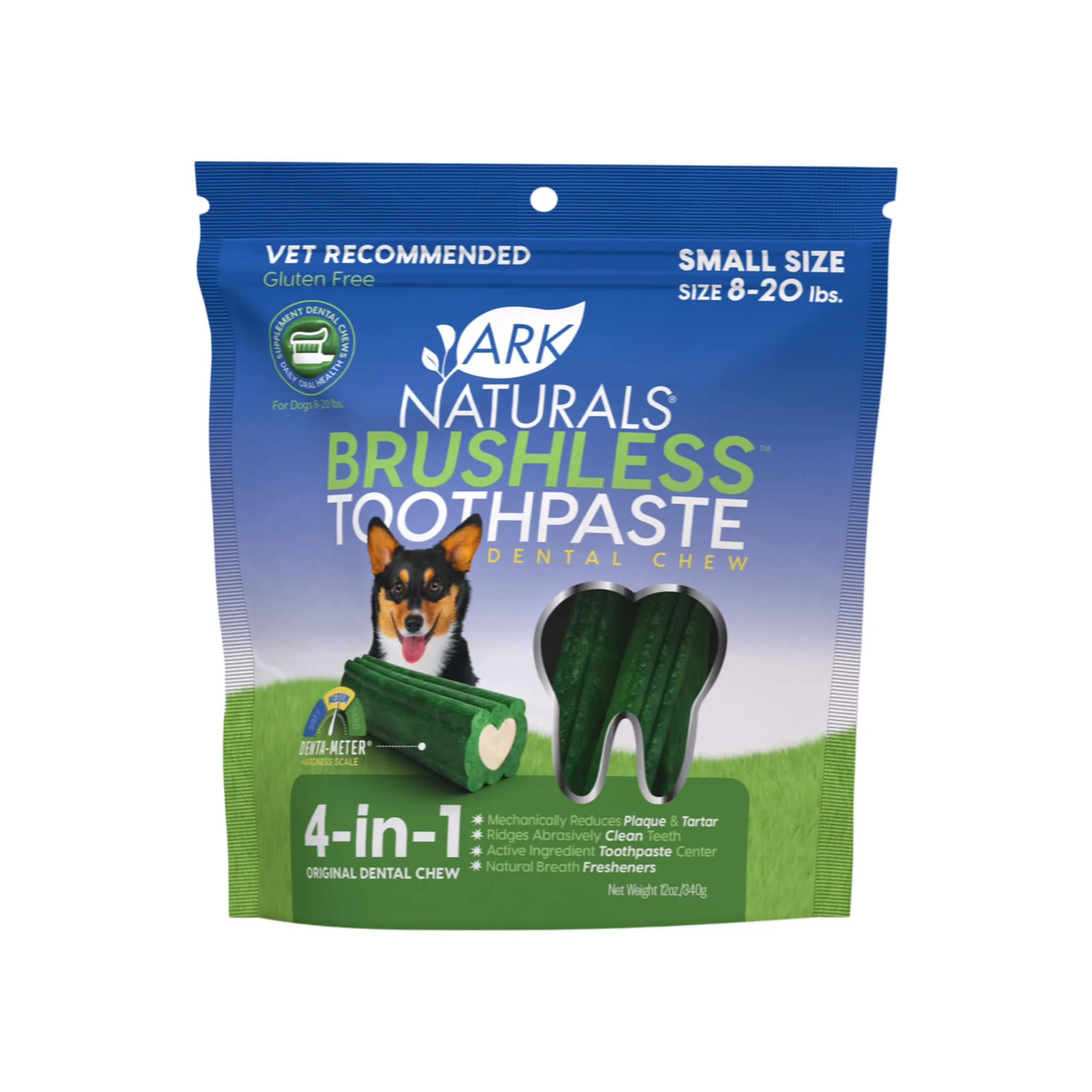 Ark Naturals Brushless Toothpaste Dental Chews for Dogs