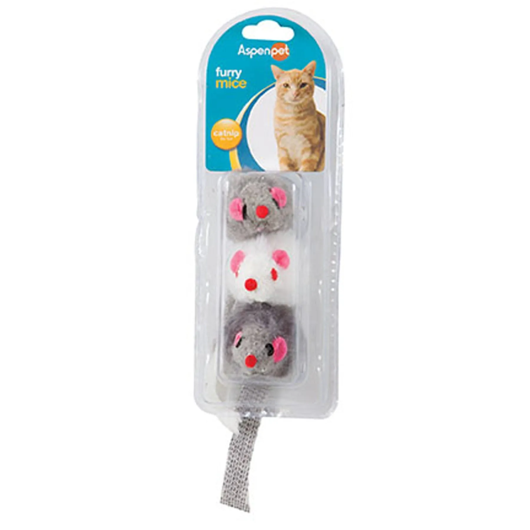 Aspen Pet Fur Catnip Mice