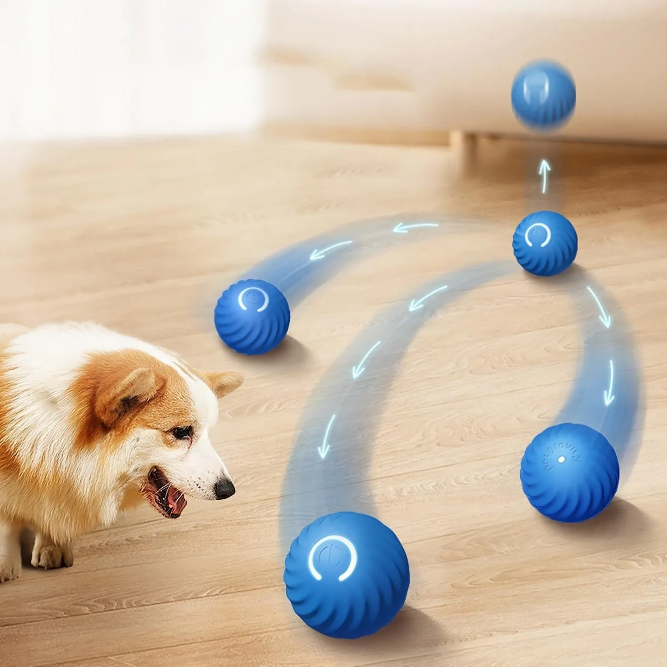 Automatic Rolling Ball Dog Toy