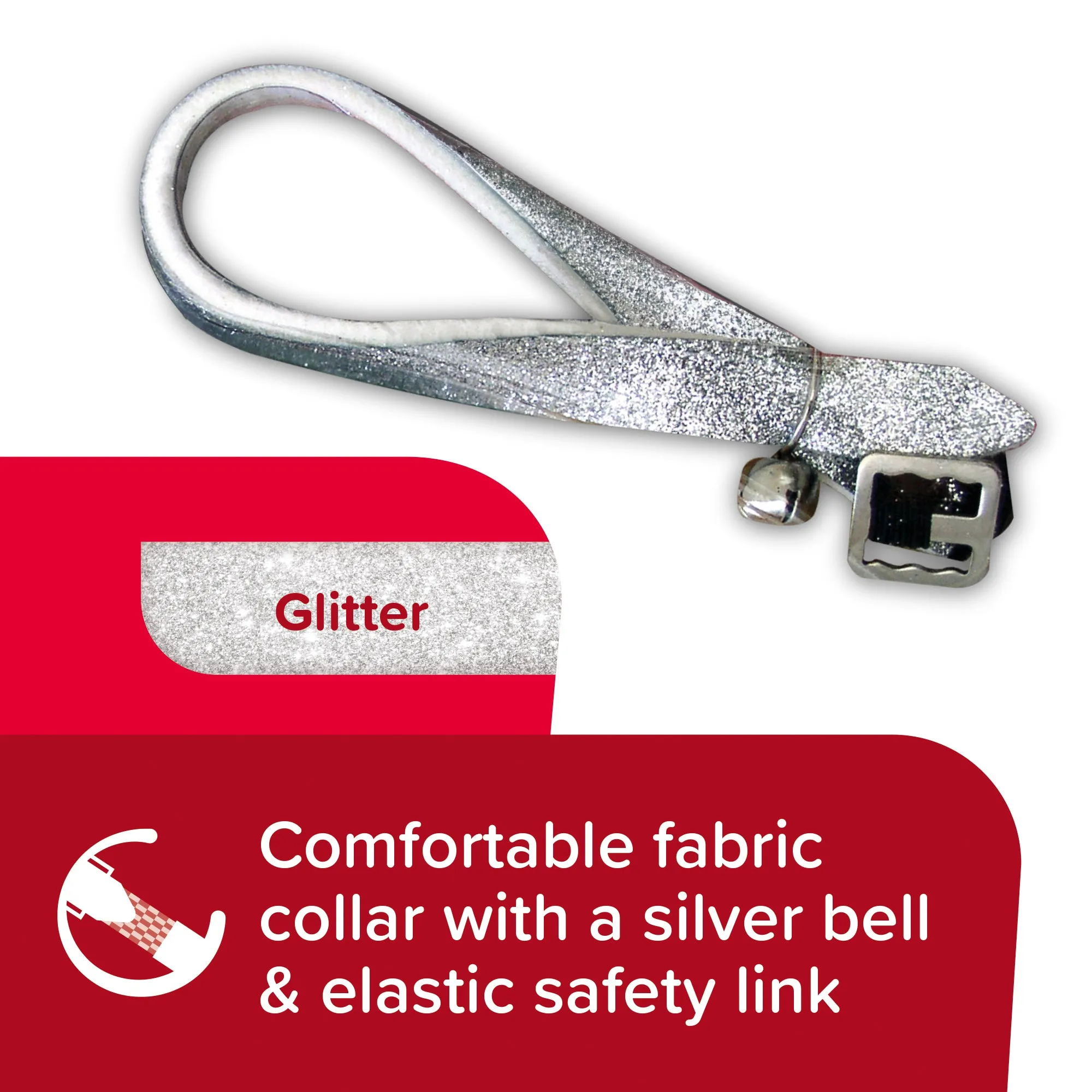 Beaphar | Cat Flea Control | Adjustable Glitter Safety Collar