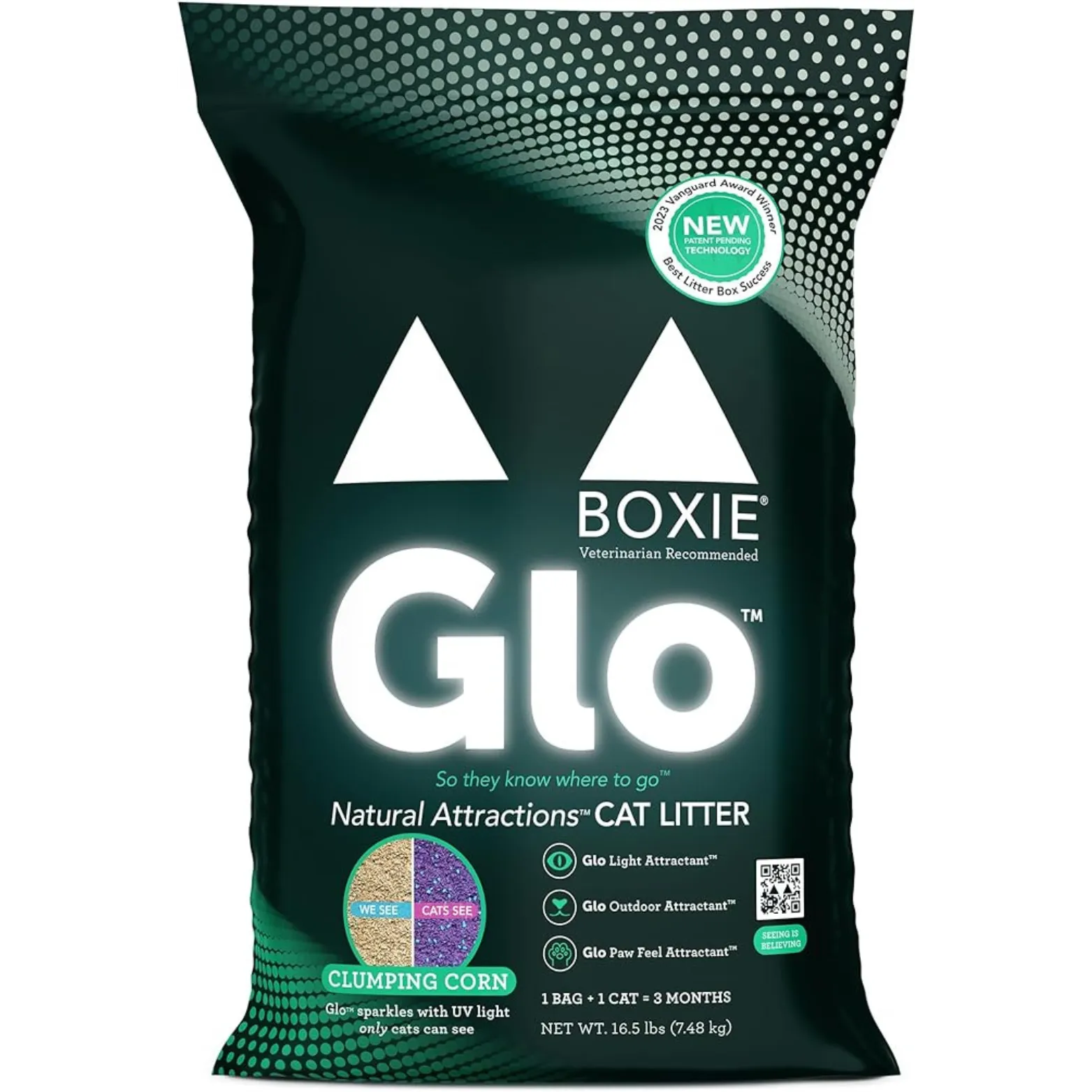 Boxiecat Glo Natural Attractions Clumping Corn Litter