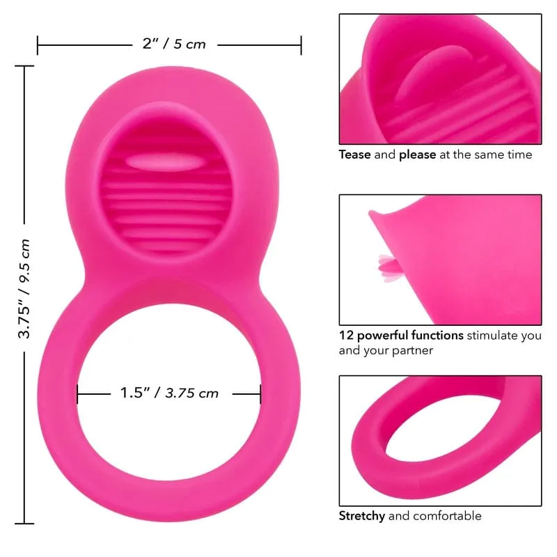 Calexotics Silicone Teasing Tongue Enhancer