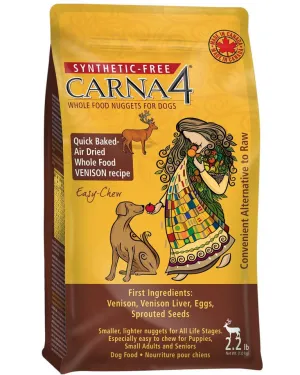 Carna4 Easy Chew Venison Dog Food 2.2lb