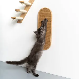 Cat Climbing Wall - Scratchboard de Luxe (Rubberwood Khaki)