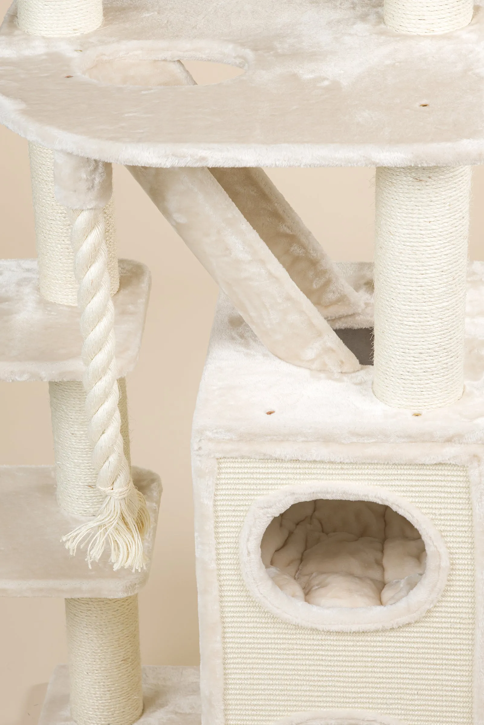 Cat Condo Beige