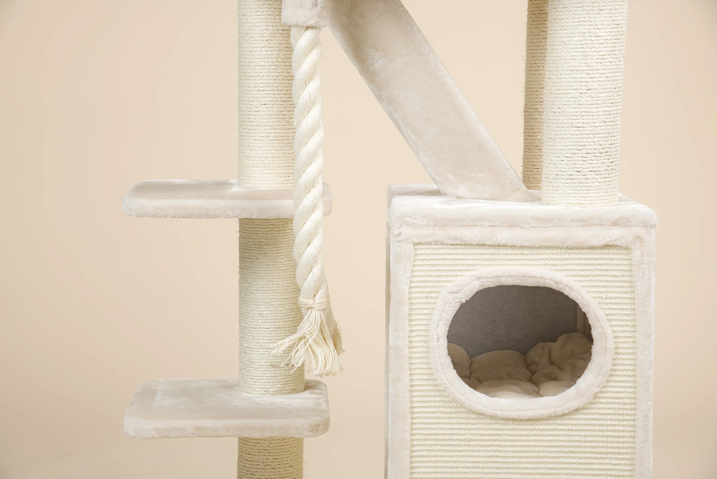 Cat Condo Beige