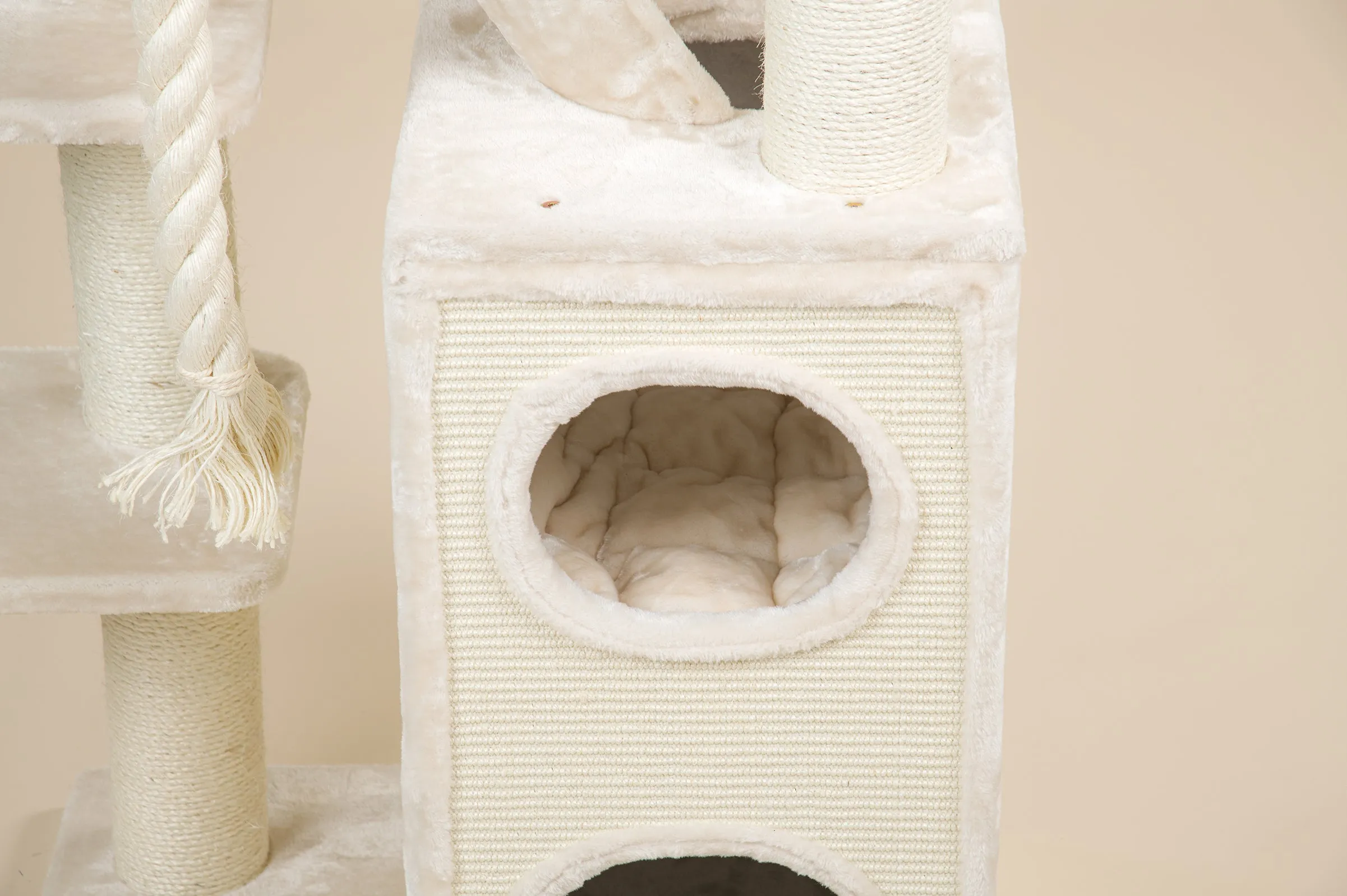 Cat Condo Beige