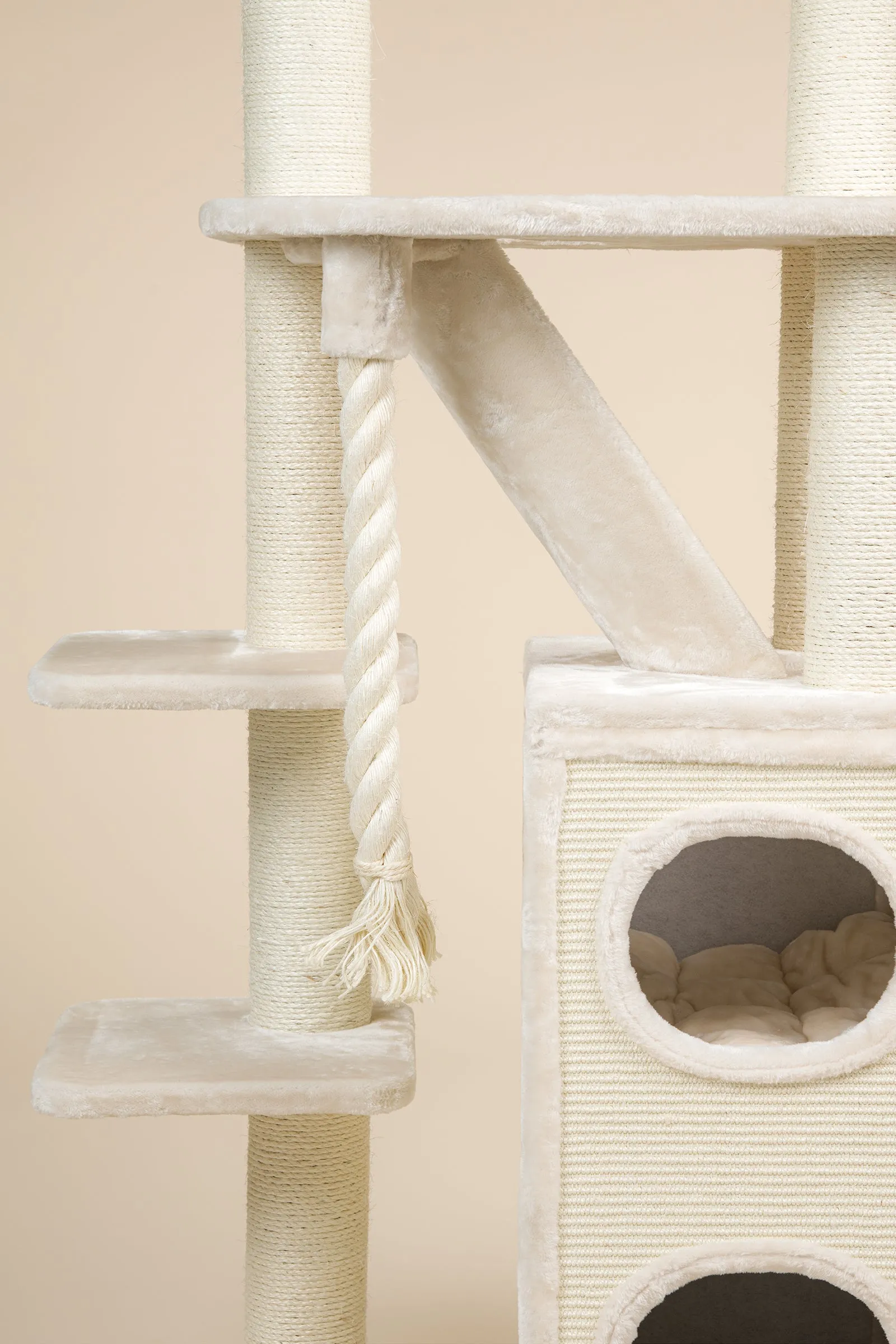 Cat Condo Beige