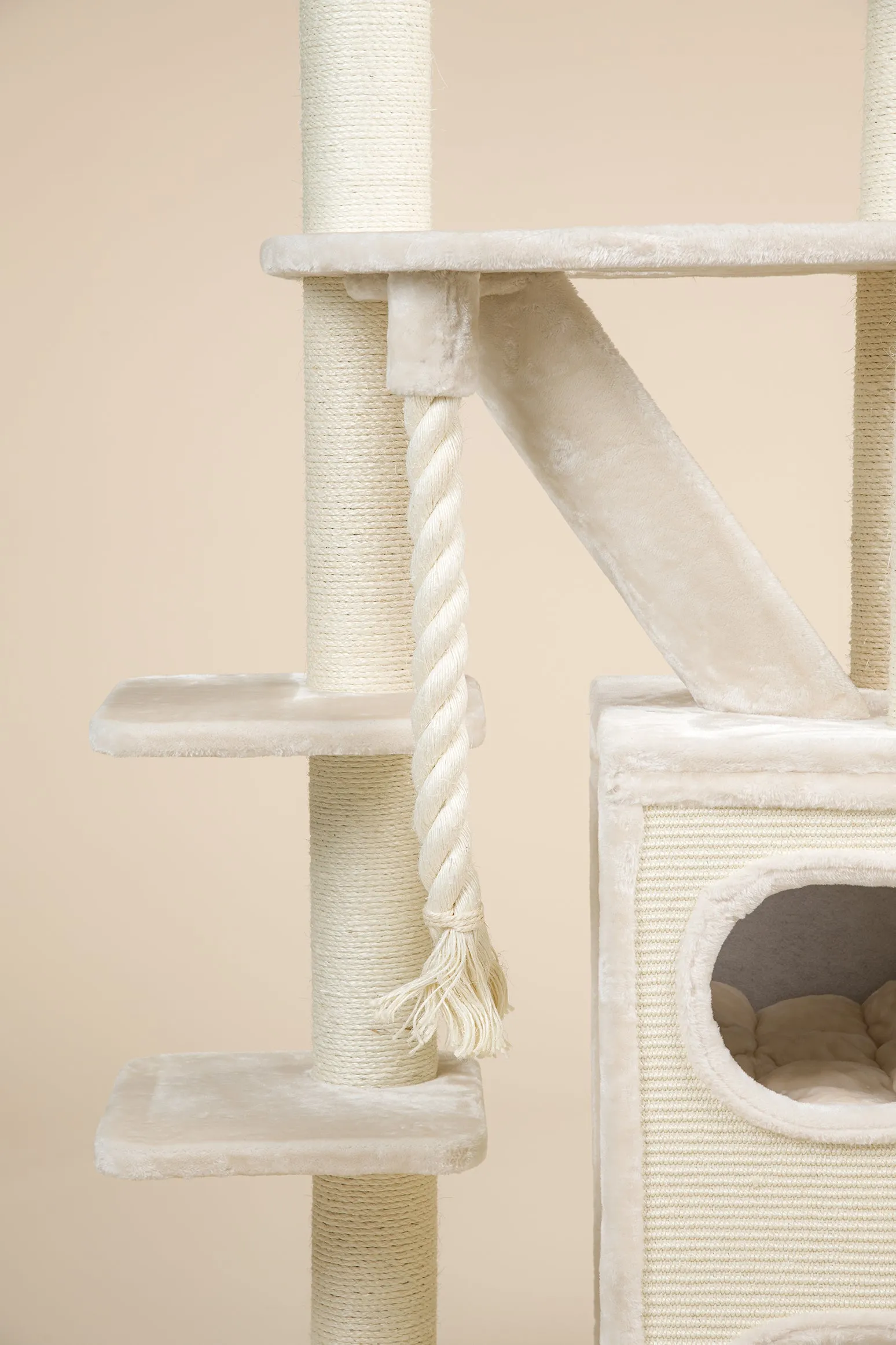 Cat Condo Beige