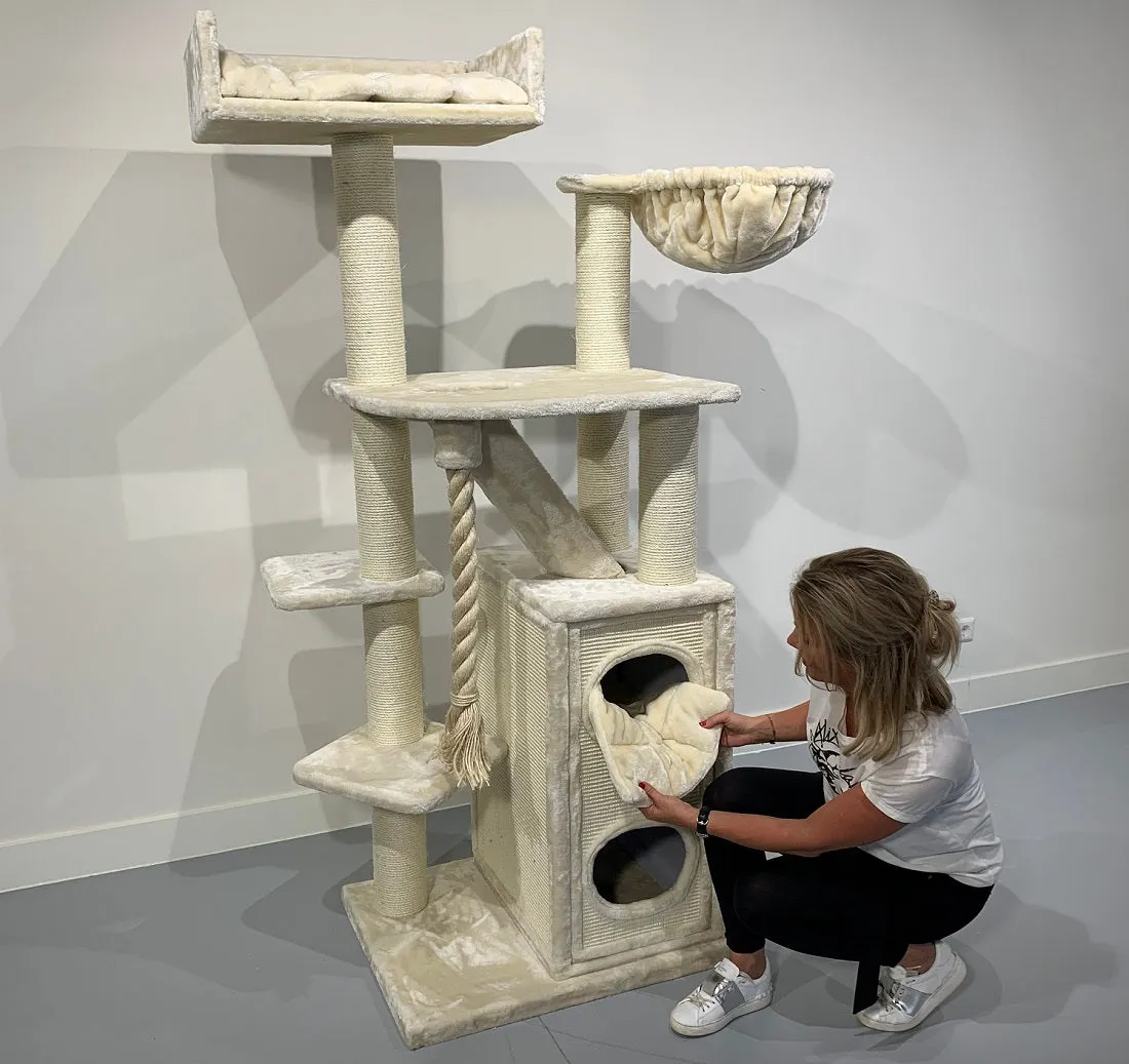 Cat Condo Beige