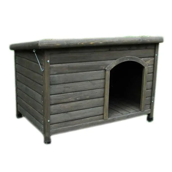 Cheeko | Dog Kennel | Wooden Flatroof Cabin