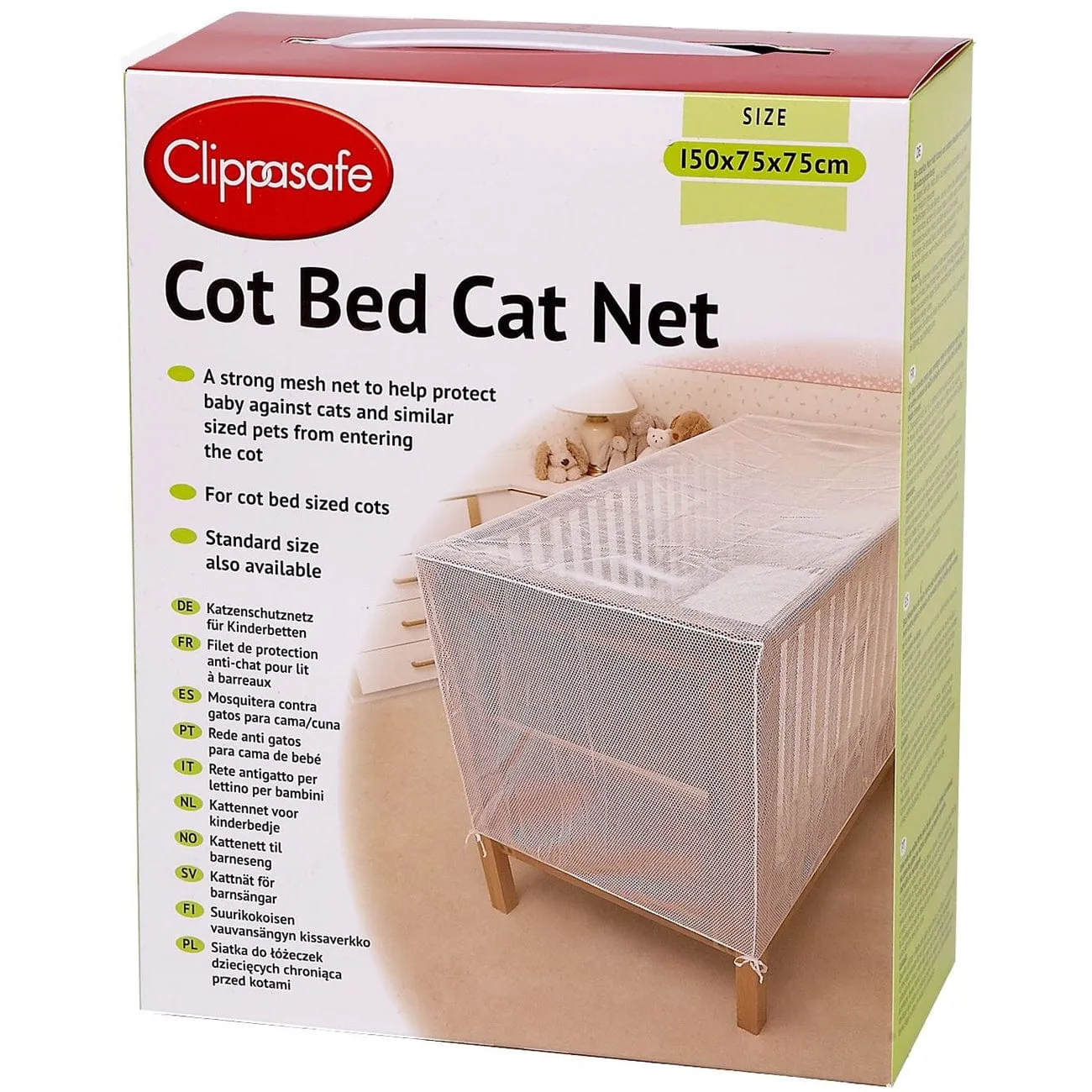 Clippasafe Cot Bed Cat Net