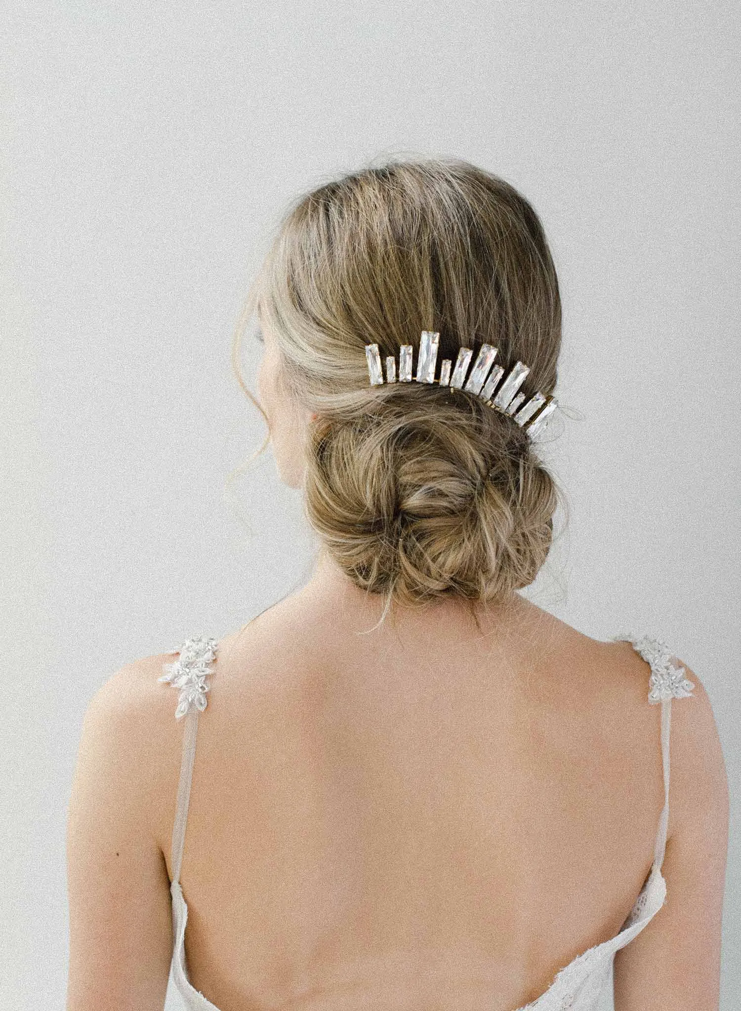 Crystal skyline bridal comb - Style #2024