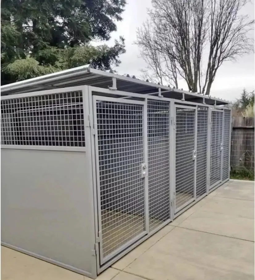 Dog Outdoor Kennel Runs - ‘Seriously Strong’ 3Mx2M 1-10/row or single unit