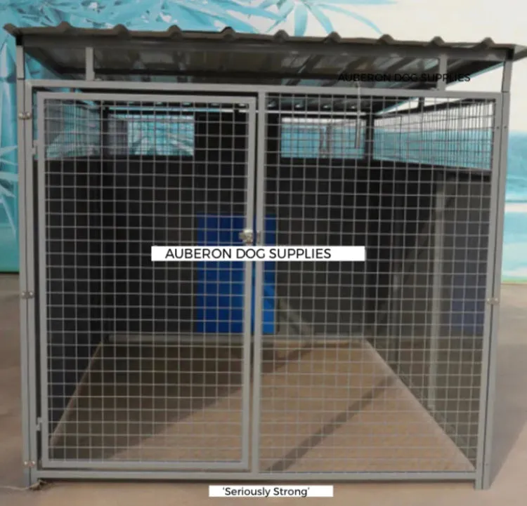 Dog Outdoor Kennel Runs - ‘Seriously Strong’ 3Mx2M 1-10/row or single unit