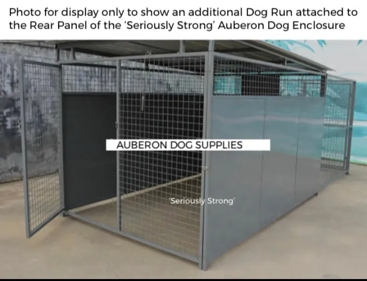 Dog Outdoor Kennel Runs - ‘Seriously Strong’ 3Mx2M 1-10/row or single unit