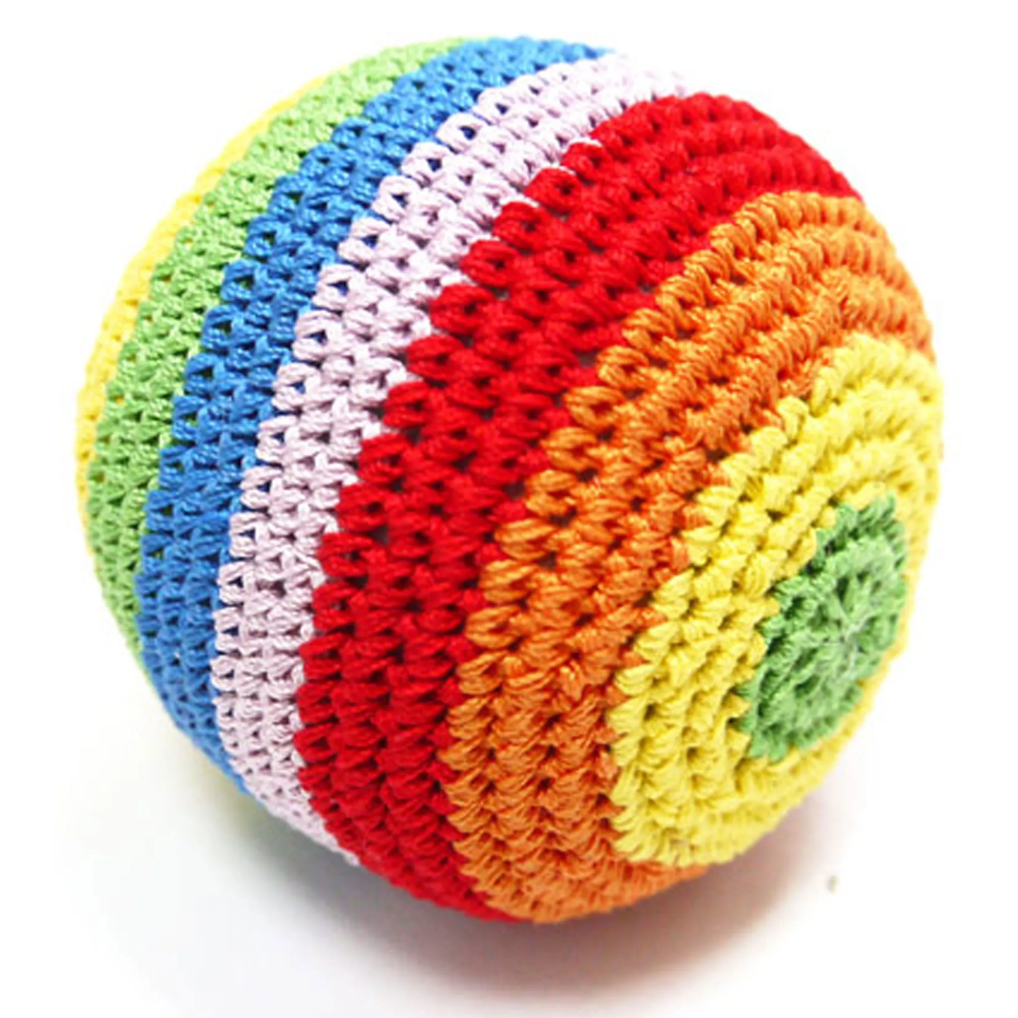 Dogo Pet Fashions Pawer Squeaky Toy - Rainbow Ball