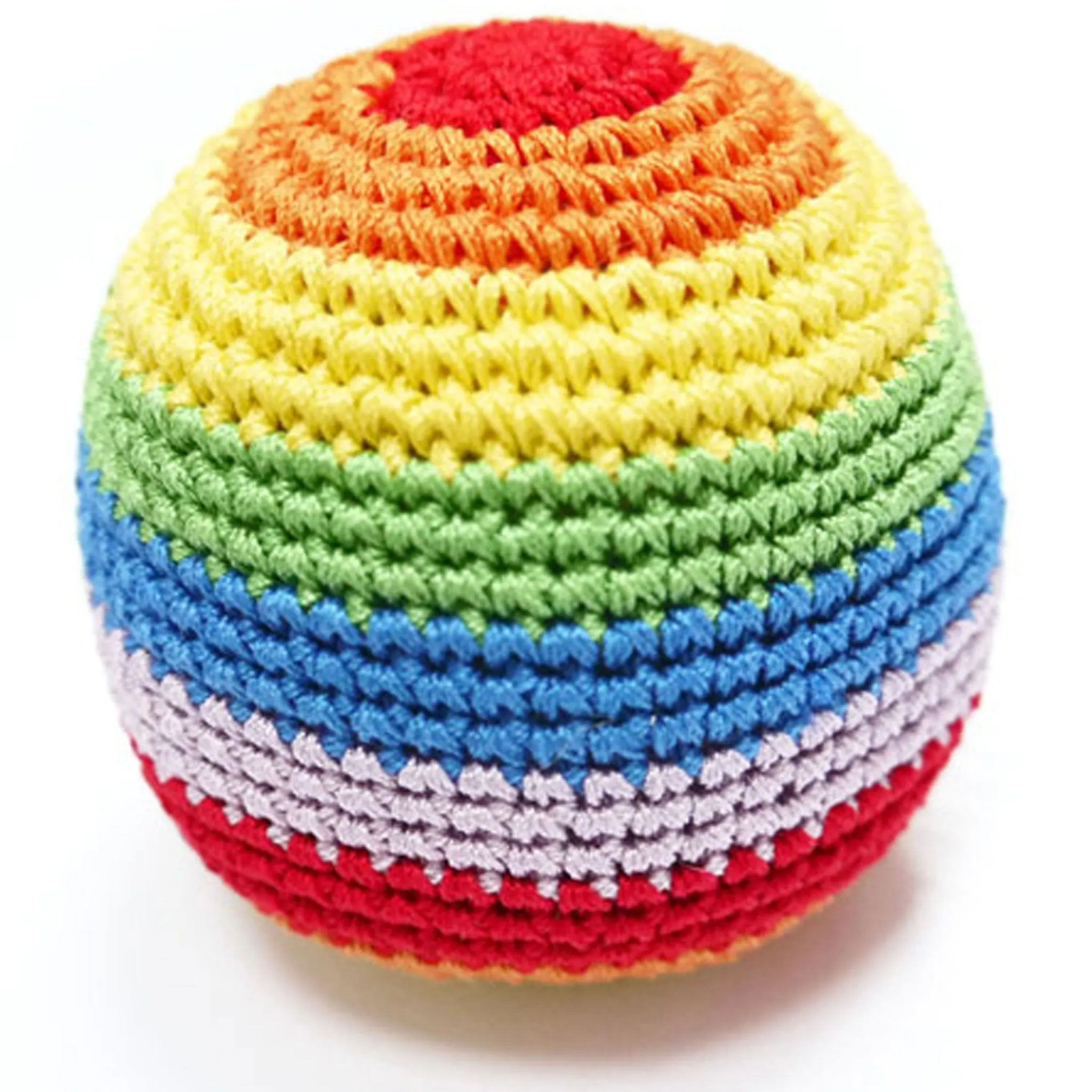 Dogo Pet Fashions Pawer Squeaky Toy - Rainbow Ball