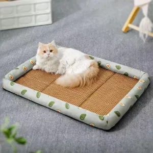 Dreamy Rattan Retreat Lightweight Cat Bed