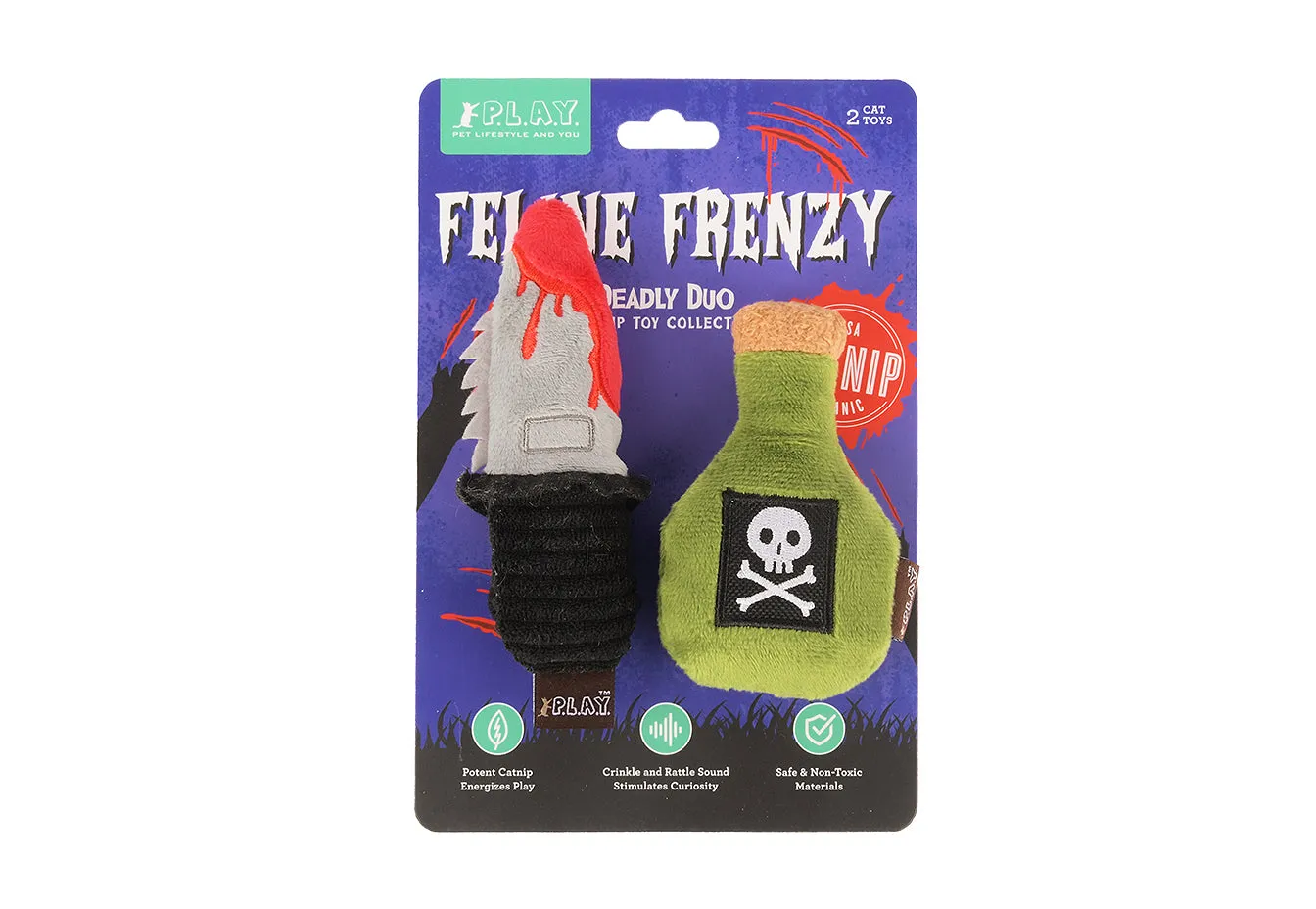 Feline Frenzy Deadly Duo Toy Set