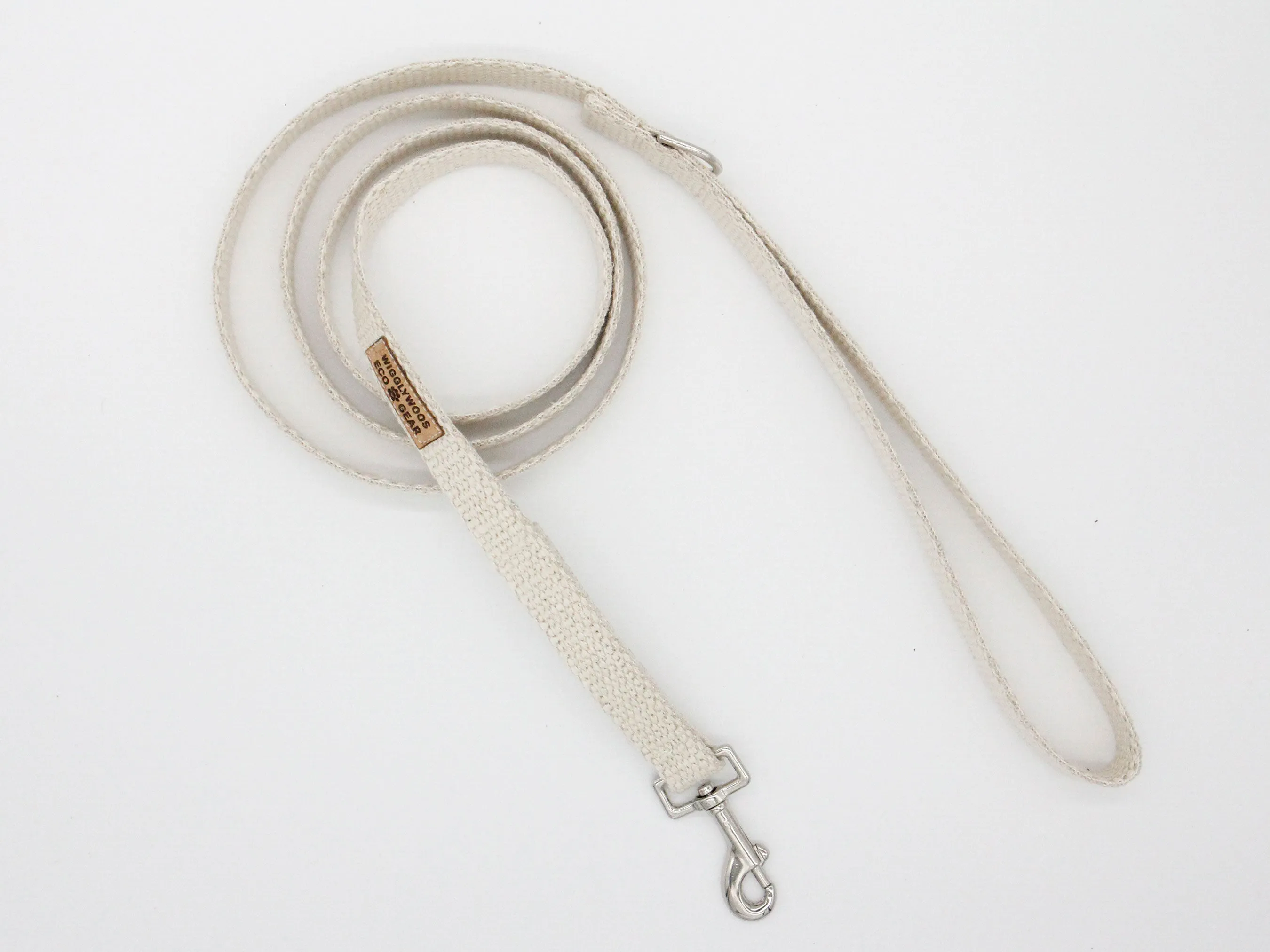 Flat Natural Just Hemp Cat Leash / Tiny Dog Leash