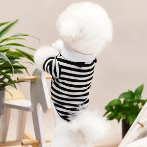 For Small Dog Pet Striped T-shirt Clothing Dog Clothes