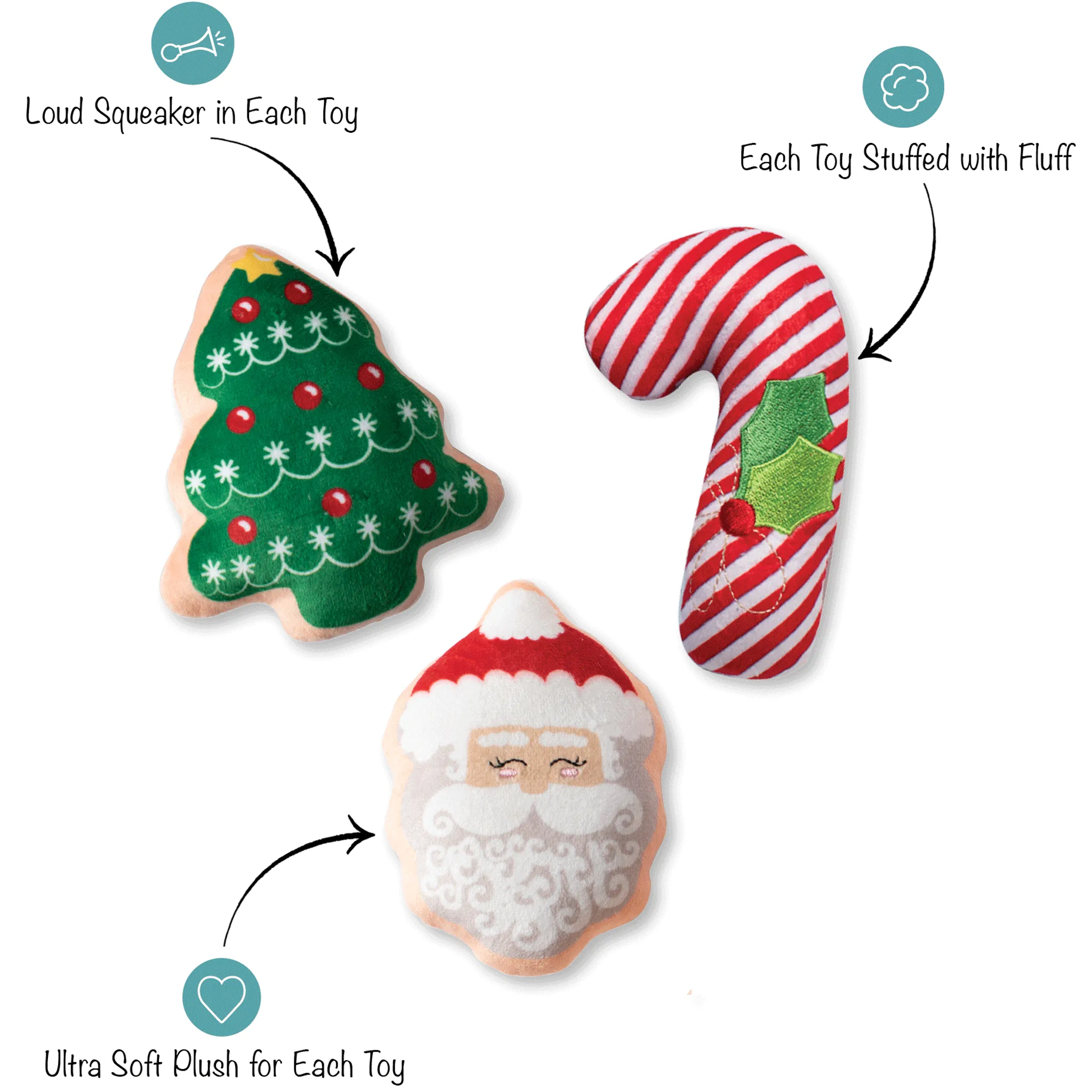 Fringe Dear Santa Dog Toys