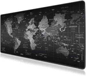 Gaming Mouse Pad - World Map Mouse Pad Gaming Desk Pad