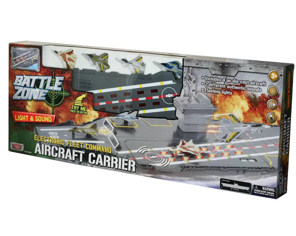 Giant Aircraft Carrier Playset - 31 Inch