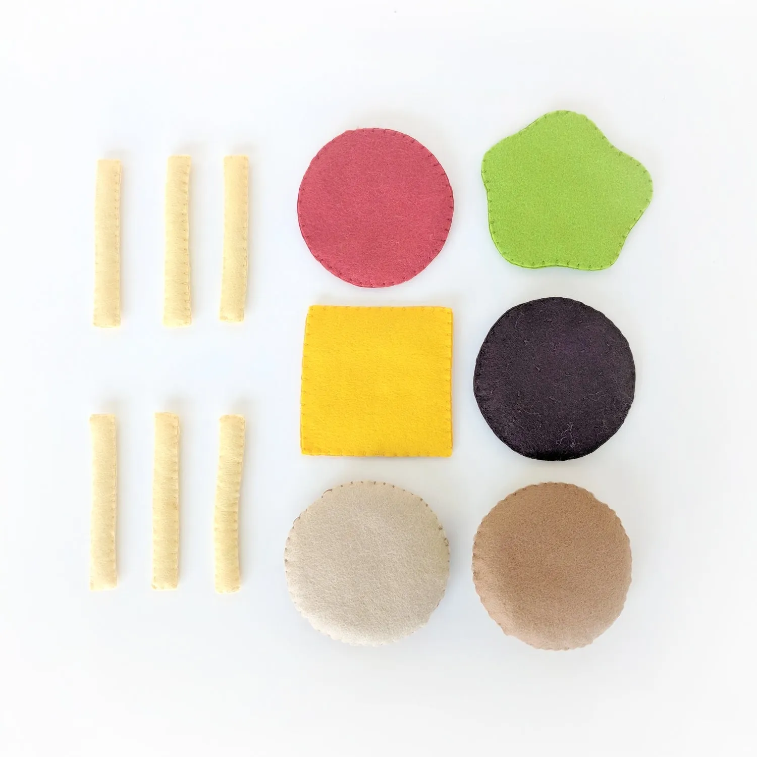 Hamburger & Fries Cat Toy Set