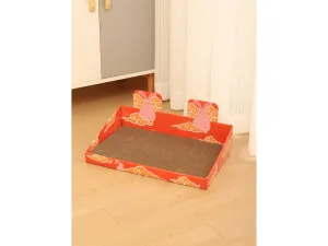 HOOPET Pet Cat Scratching Board-Cloud Chasing Rabbit