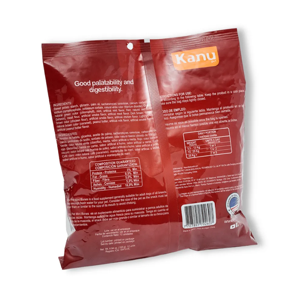 Kanu Pet Mini Bones Dog Treats