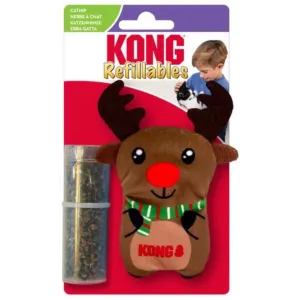 KONG Cat Holiday Refillables Reindeer