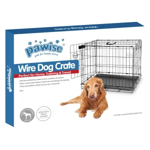 Large Double Door Dog Crate - Portable & Collapsible