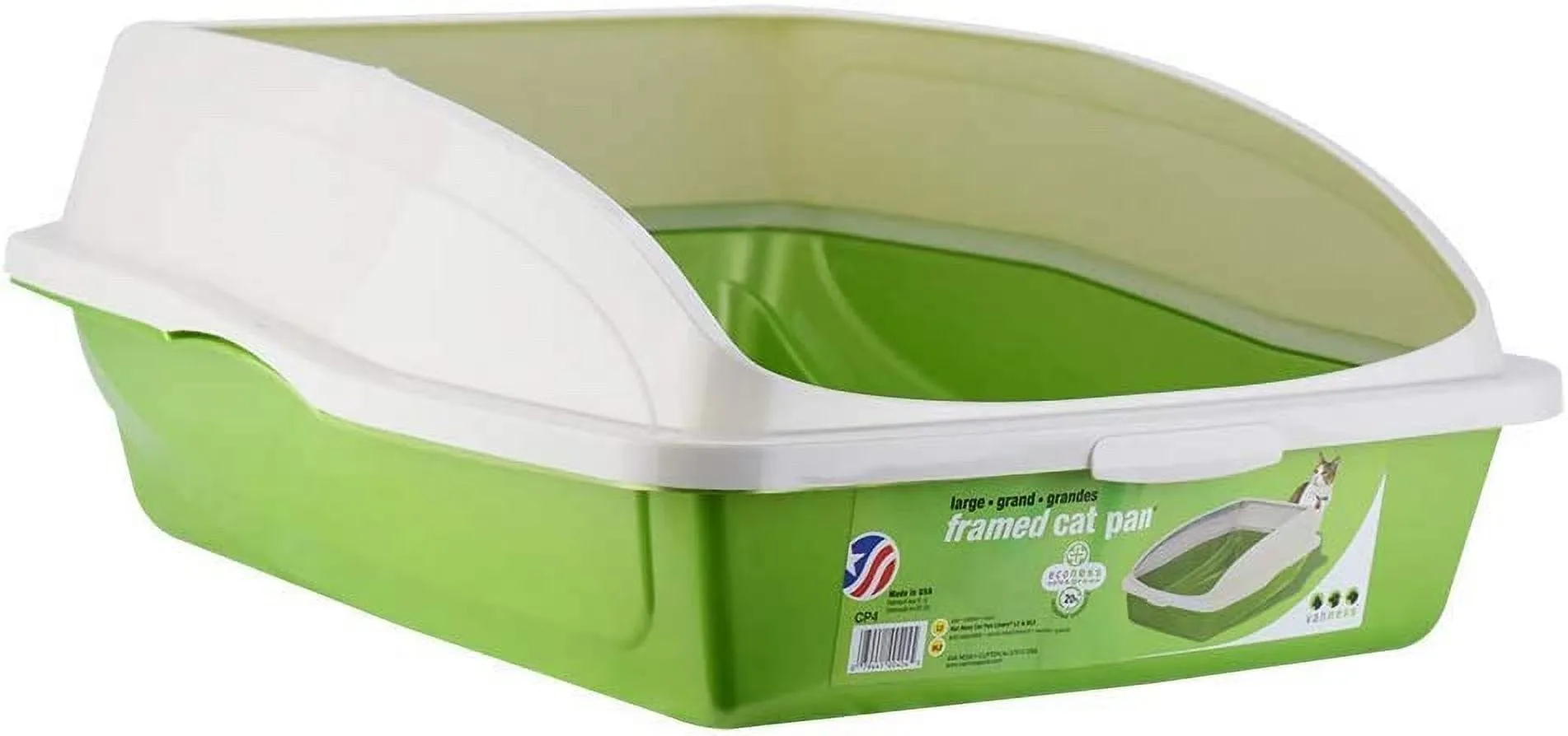 Large Framed Cat Pan (Cat Litter Box with Rim)