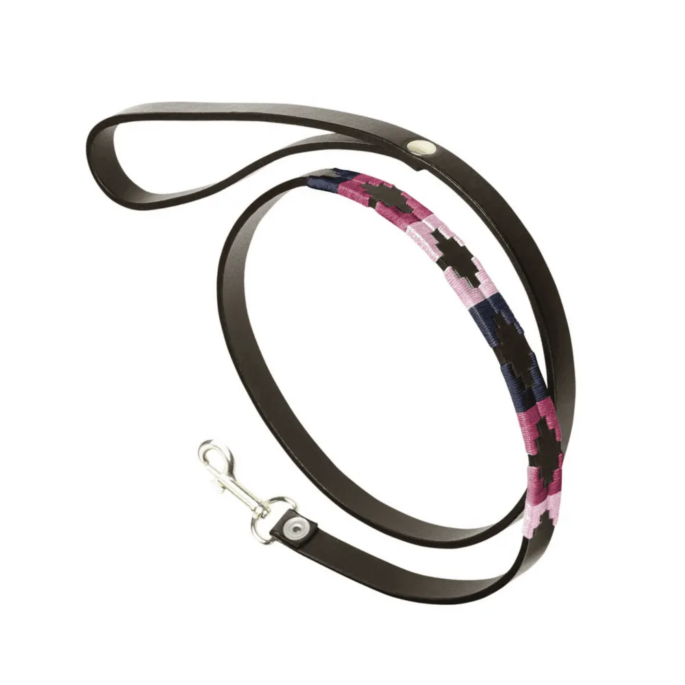 Leather Dog Collar & Lead - Petalo by Pampeano