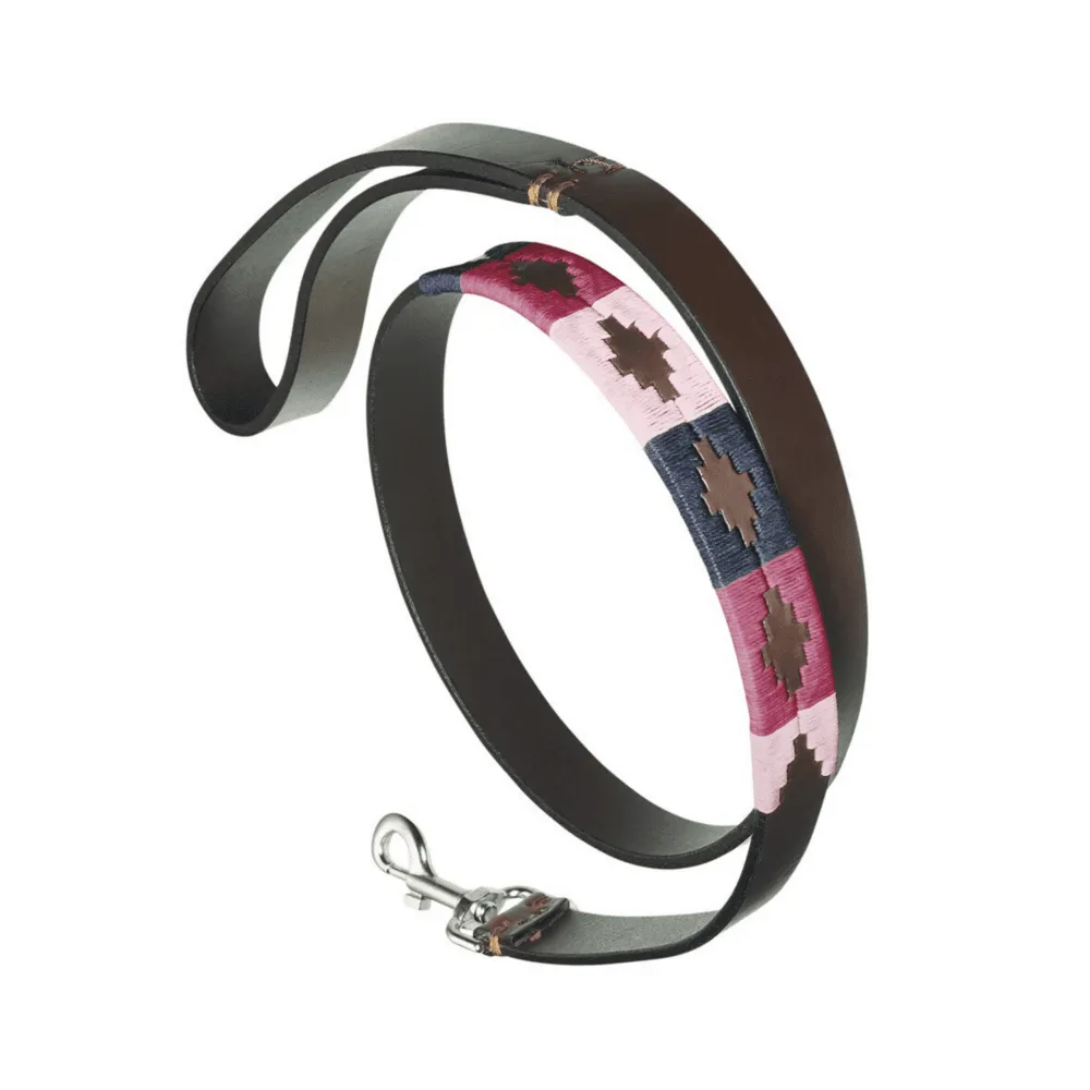 Leather Dog Collar & Lead - Petalo by Pampeano