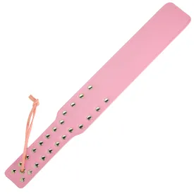 Leather Studded Spanking Bondage Paddle