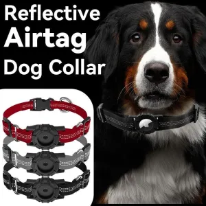 Nylon Airtag Protective Pet Collar