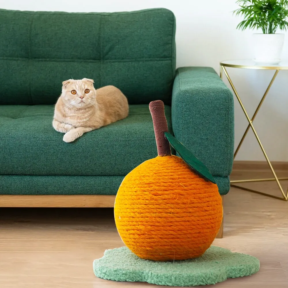 Orange Tree Pet Scratching Toy