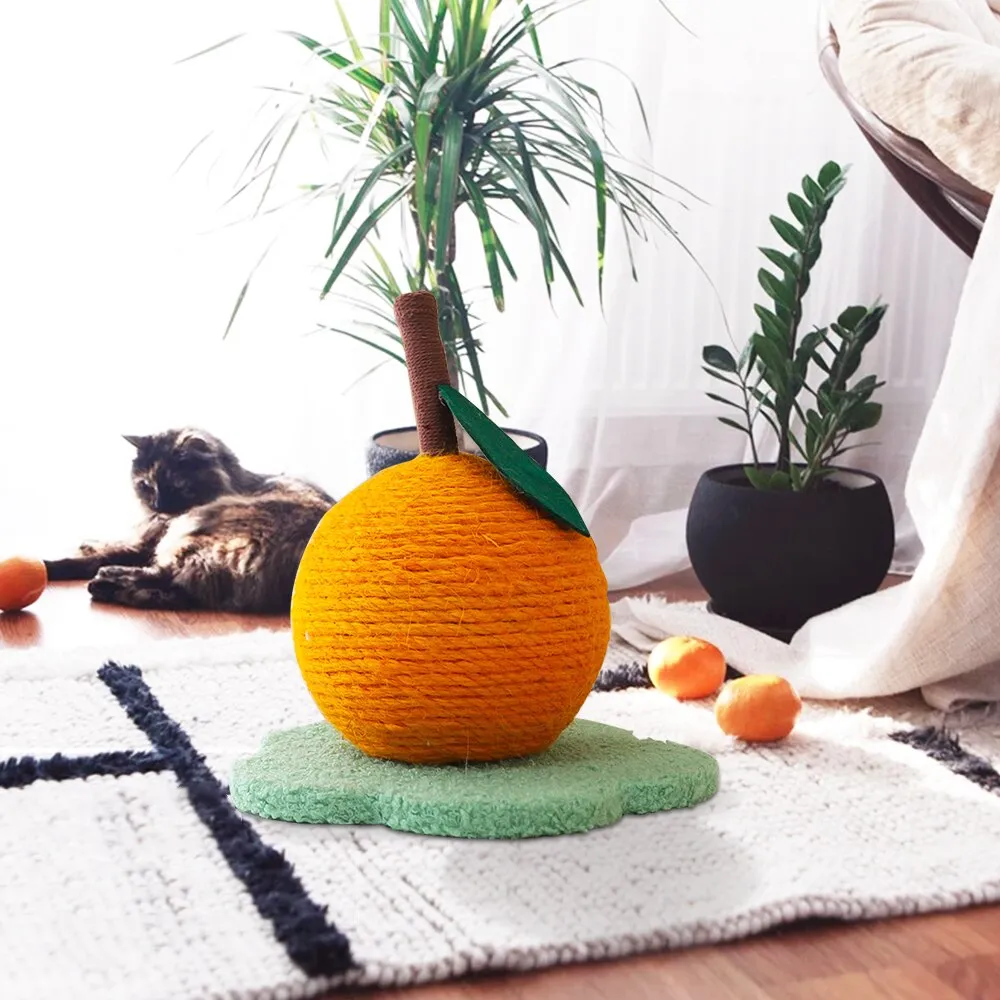 Orange Tree Pet Scratching Toy