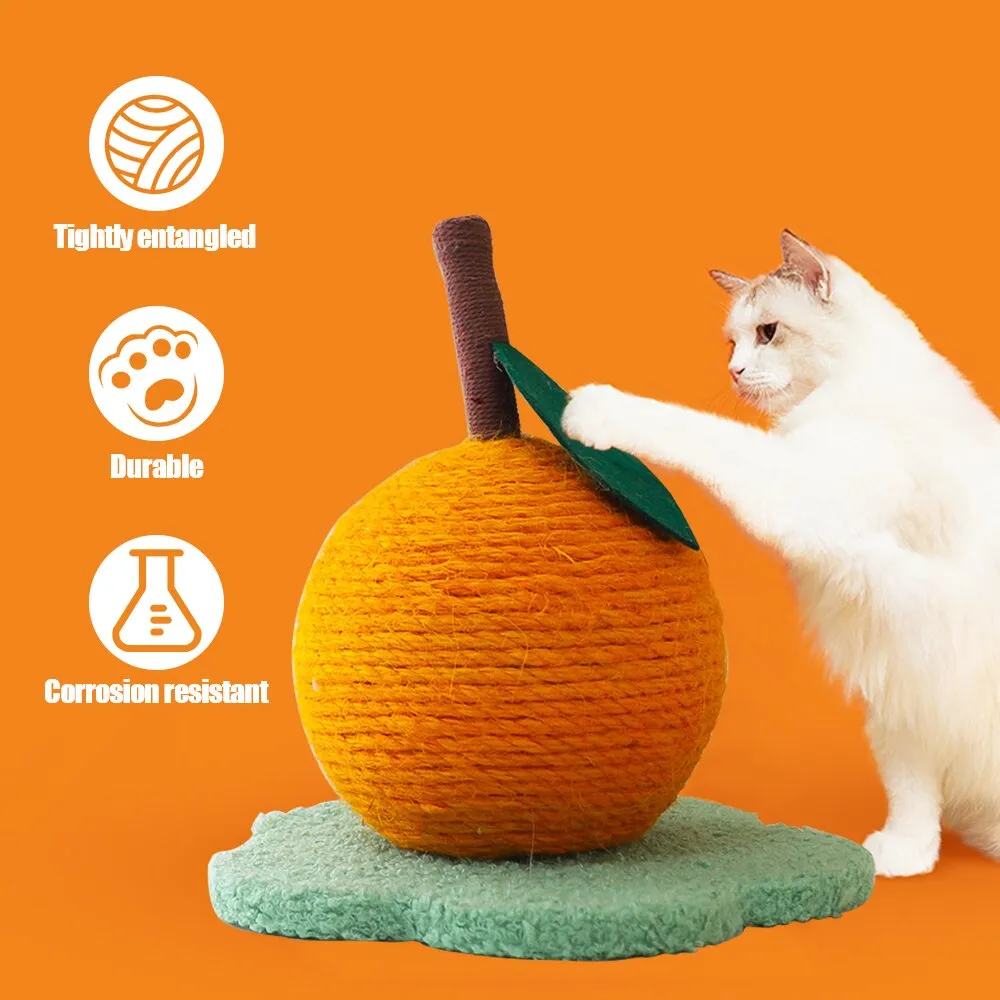 Orange Tree Pet Scratching Toy