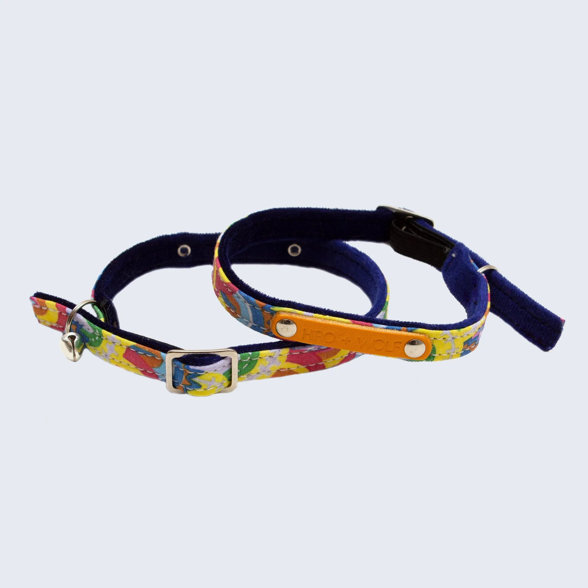 Over the Rainbow Cat Collar by Hiro   Wolf