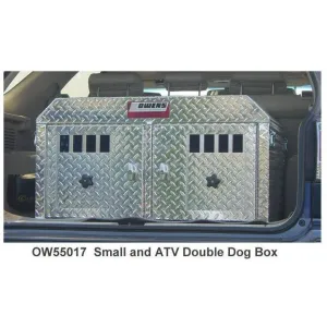 Owens Aluminum Dog Boxes for SUVs, ATVs, Motorcycles - No Storage