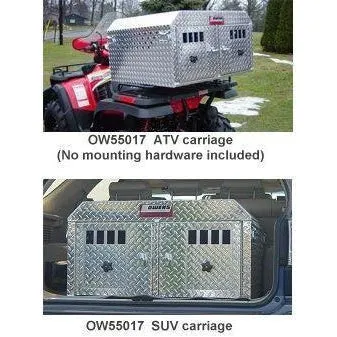 Owens Aluminum Dog Boxes for SUVs, ATVs, Motorcycles - No Storage