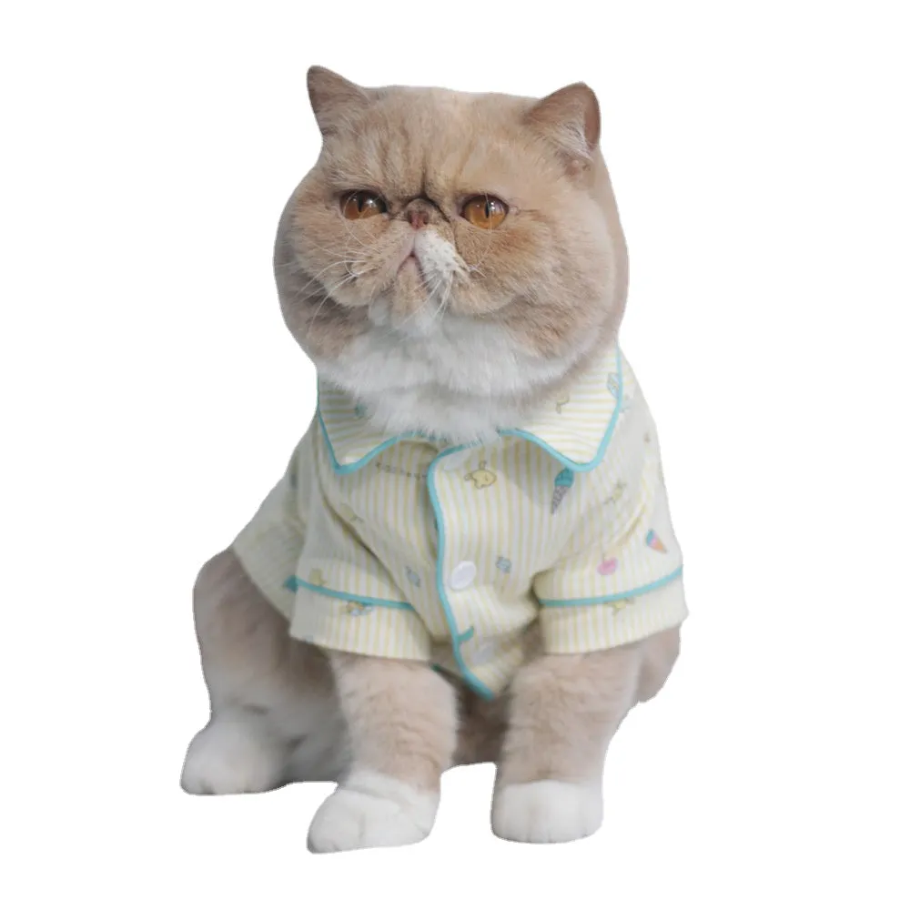 Pet Cat Clothes Summer Shirt Pet Clothing