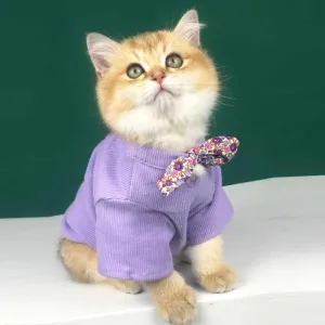 Pet Clothing Summer Thin Breathable Cat Clothes