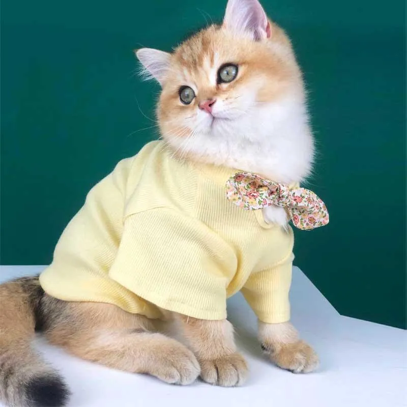 Pet Clothing Summer Thin Breathable Cat Clothes